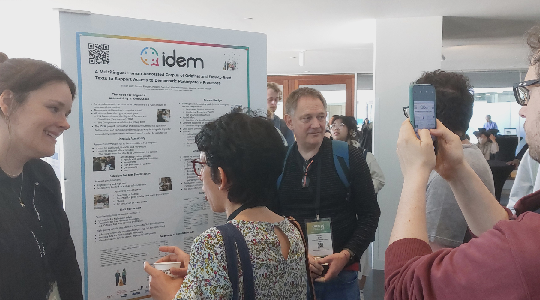 iDEM brings accessible language innovation to LREC 2026